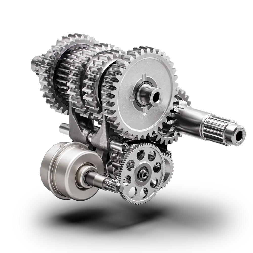 Przekrój skrzyni biegów AMT (Automated Manual Transmission)